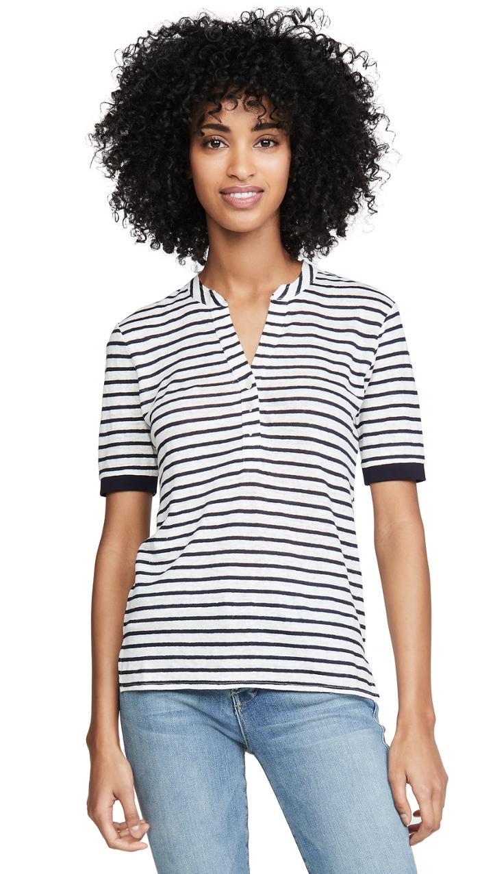 Frame Cutoff Polo Shirt