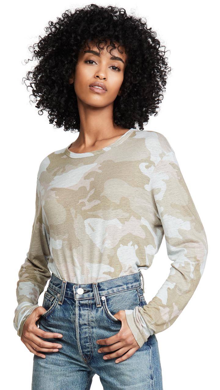 Zadig Voltaire Willy Ao Camou Top