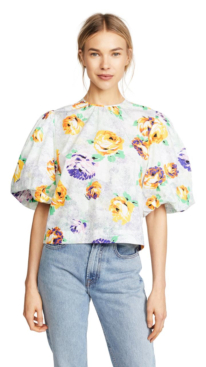 Msgm Balloon Sleeve Top