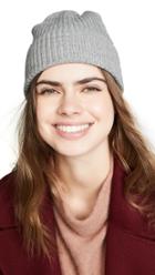 Kate Spade New York Solid Bow Beanie Hat