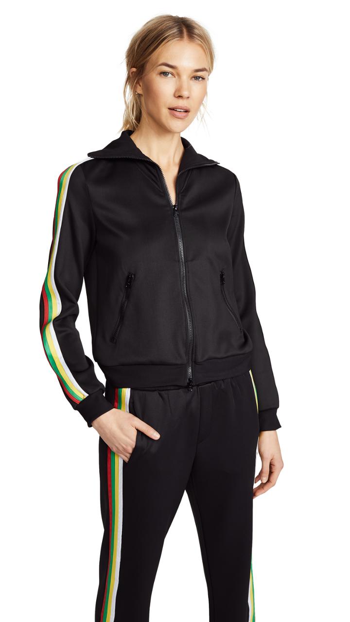 Pam Gela Track Jacket With Stripes