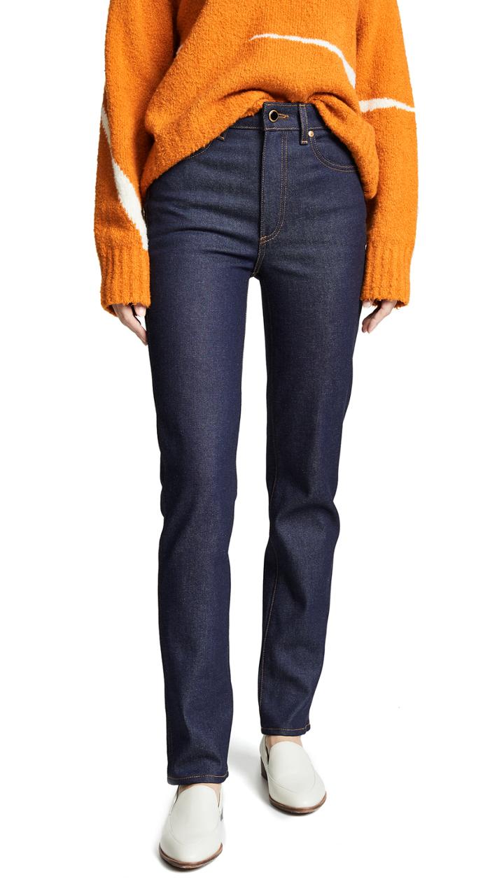 Khaite Victoria Straight Leg Jeans