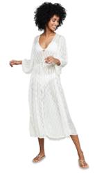 Suboo Alchemy Metallic Chiffon Robe