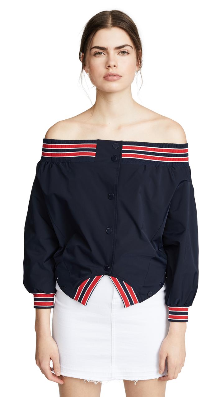 Monse Nylon Upside Down Jacket