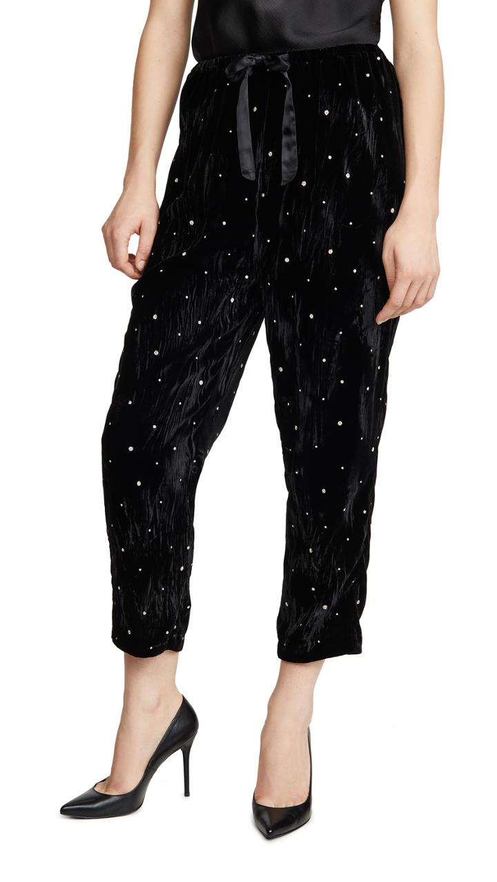 Forte Forte Glitter Velvet Pants