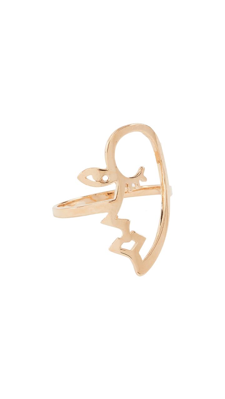 Contempoh Face Profile Ring