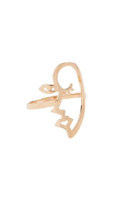 Contempoh Face Profile Ring