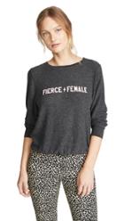 Wildfox Fierce Female Sweatshirt