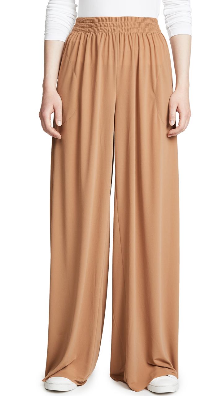 Norma Kamali Side Stripe Elephant Sweatpants