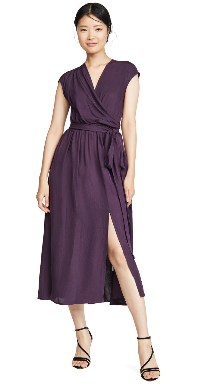 Jason Wu Grey V Neck Wrap Dress