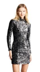Milly Sequinturtleneck Dress