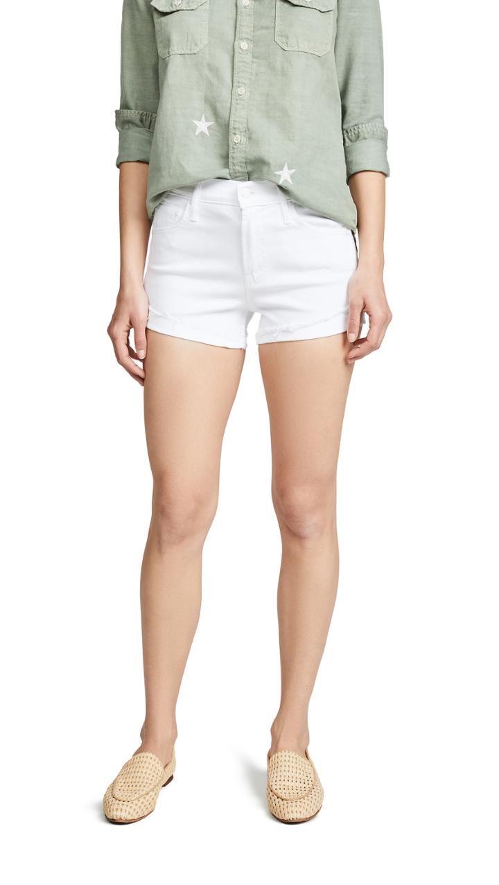 Mother The Rascal Slit Flip Shorts