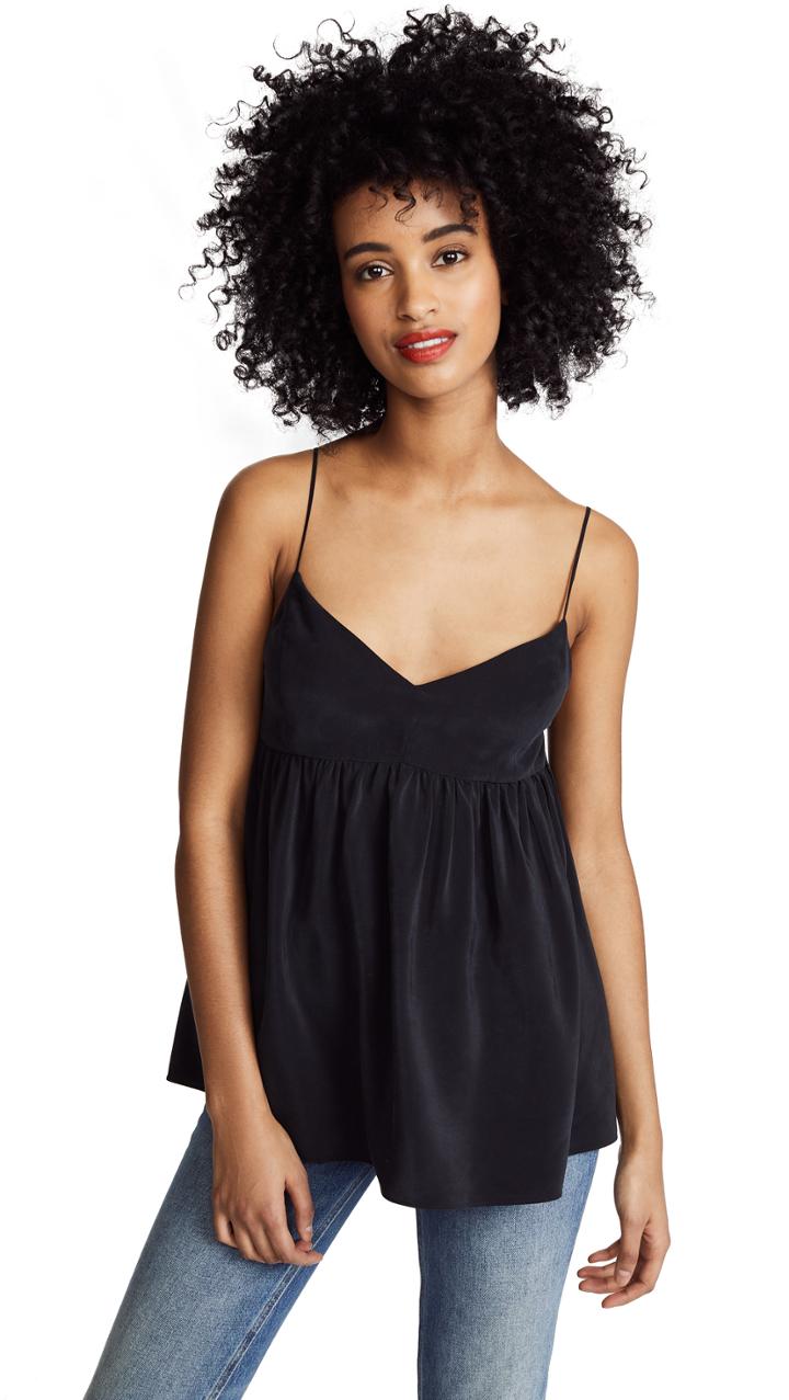 7 For All Mankind Babydoll Silk Camisole