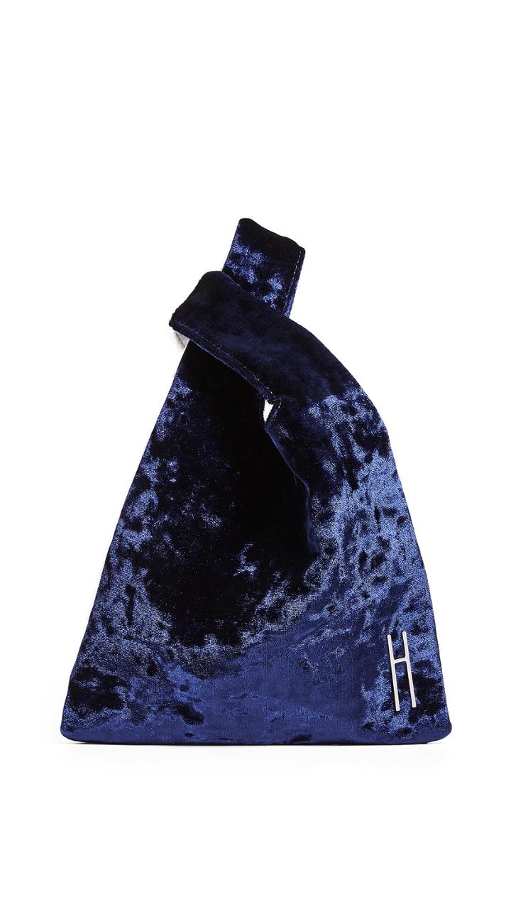 Hayward Crushed Velvet Mini Shopper Tote