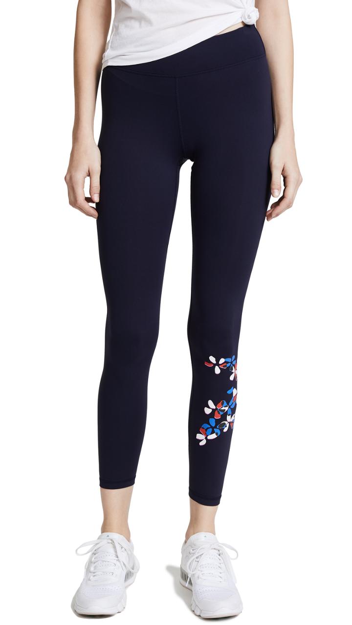 Tory Sport Reflective Print Graphic Leggings