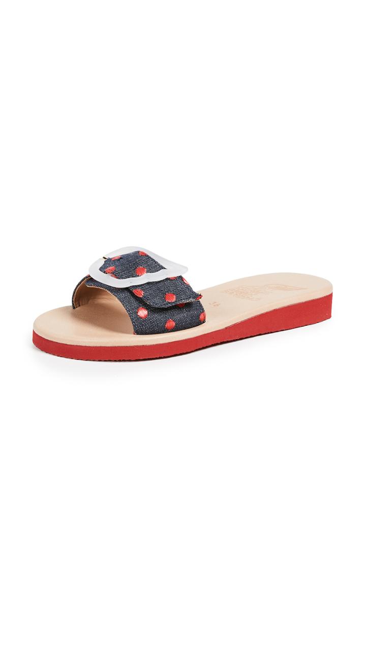 Ancient Greek Sandals Apli Eleftheria Slide Sandals