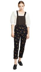 Madewell Cord Floral Overalls