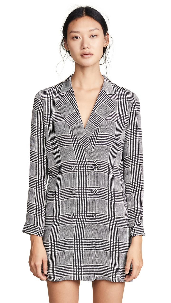 Fleur Du Mal Double Breasted Short Dress