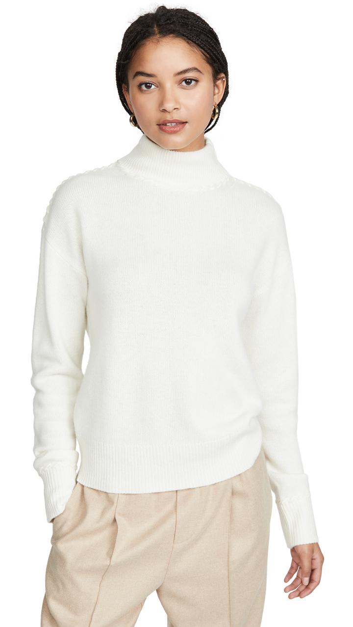 Theory Whipstich Cashmere Turtleneck