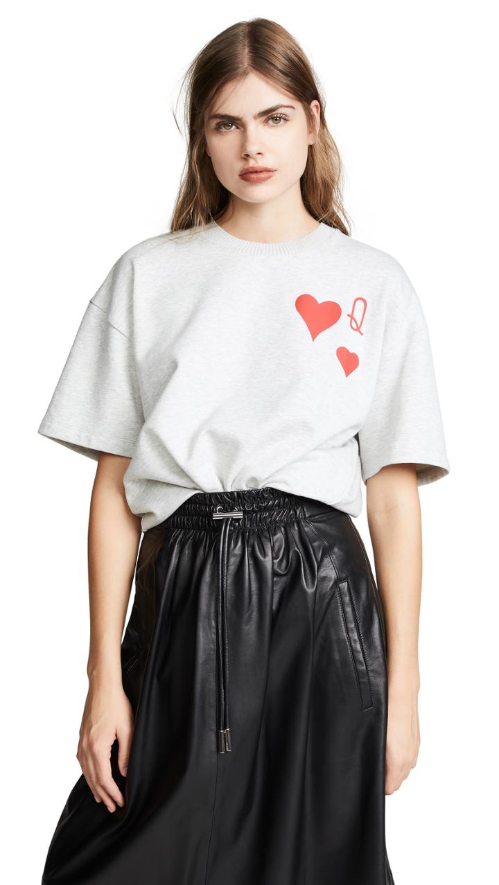 Vika Gazinskaya Heart Print Sweatshirt