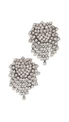 Kenneth Jay Lane Crystal Cluster Earrings