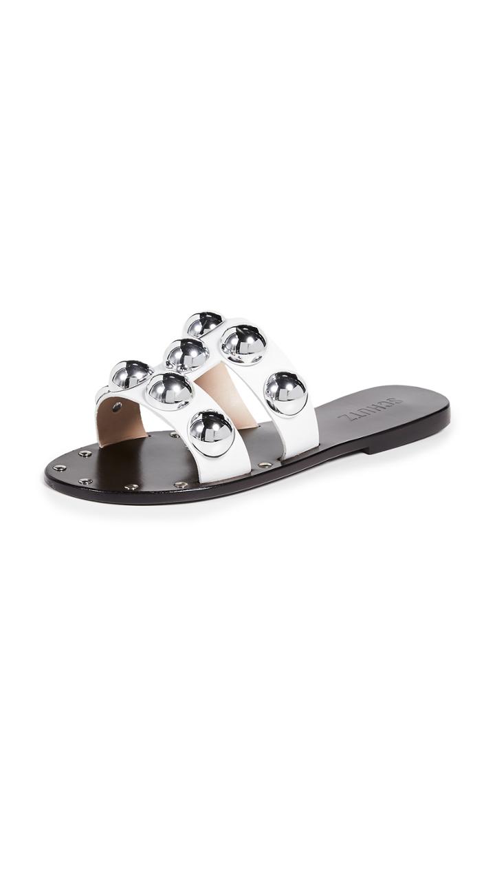 Schutz Benedita Studded Sandals