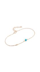 Mateo 14k Turquoise And Diamond Chain Bracelet