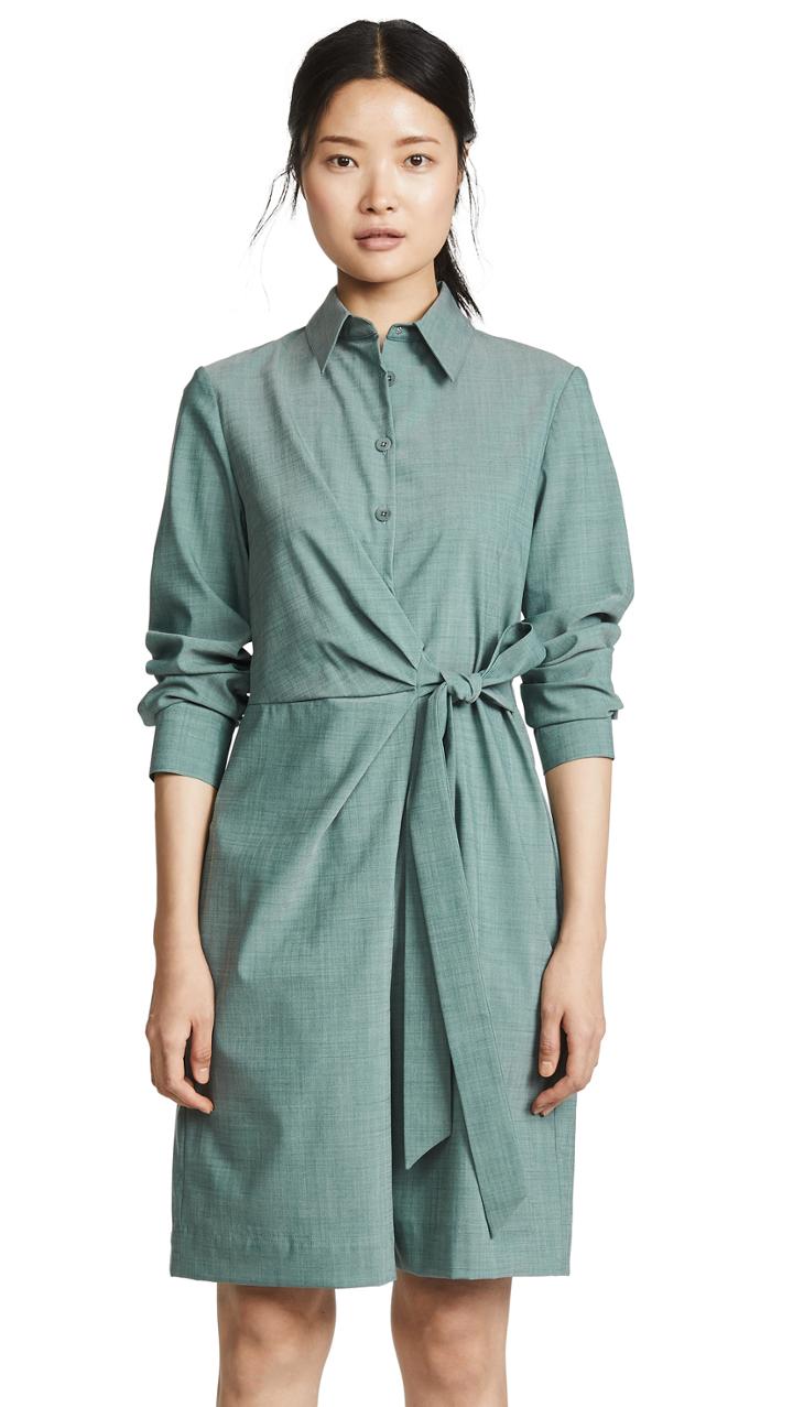 Tibi Cross Dye Wool Short Jumpsuit