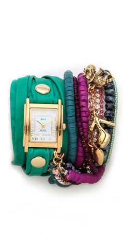 La Mer Collections Copacabana Multi Chain Wrap Watch