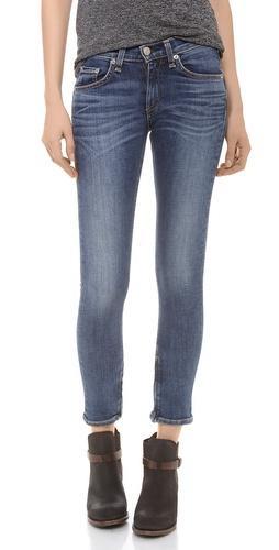 Rag & Bone/jean The Skinny Ankle Zip Jeans