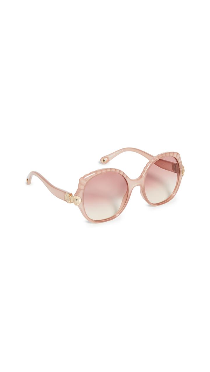 Chloe Vera Oversized Square Sunglasses