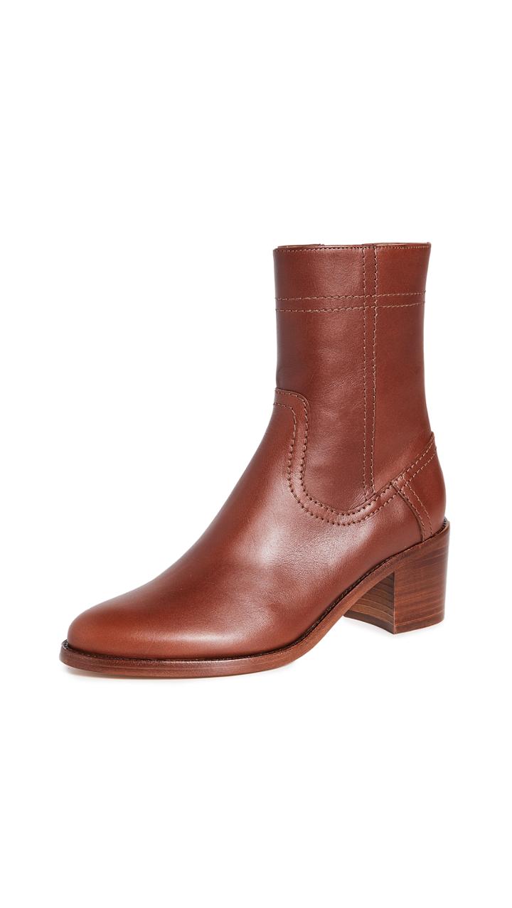 A P C Georgia Booties
