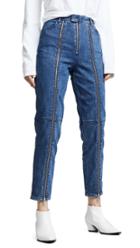 J Brand Connie High Rise Zip Cigarette Jeans