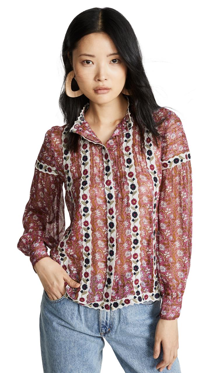 Sea Bella Long Sleeve Blouse