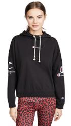 Champion Premium Reverse Weave Sleeve Logo Hooded Top