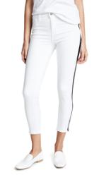 L Agence Margot High Rise Skinny Jeans With Tux Stripe
