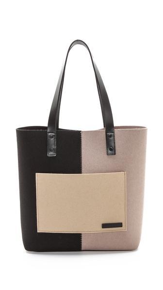 Graf & Lantz Daily Tote - Black/cappuccino