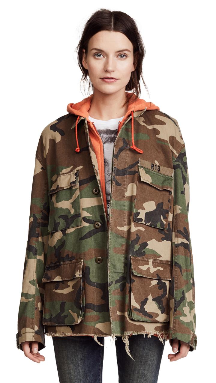 R13 Hoodie Abu Jacket