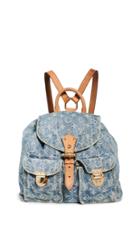 What Goes Around Comes Around Louis Vuitton Blue Denim Medium Backpack