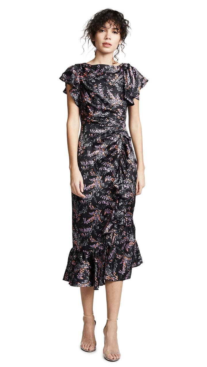 Cinq A Sept Short Sleeve Nanon Dress