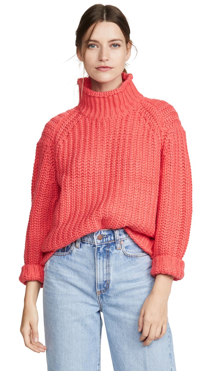 Minkpink Stevie High Neck Sweater