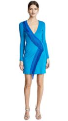 Galvan London Lago Fringe Cocktail Dress