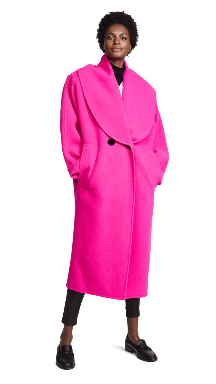 Marc Jacobs Shawl Collar Wool Coat