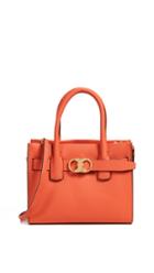 Tory Burch Gemini Link Leather Small Tote
