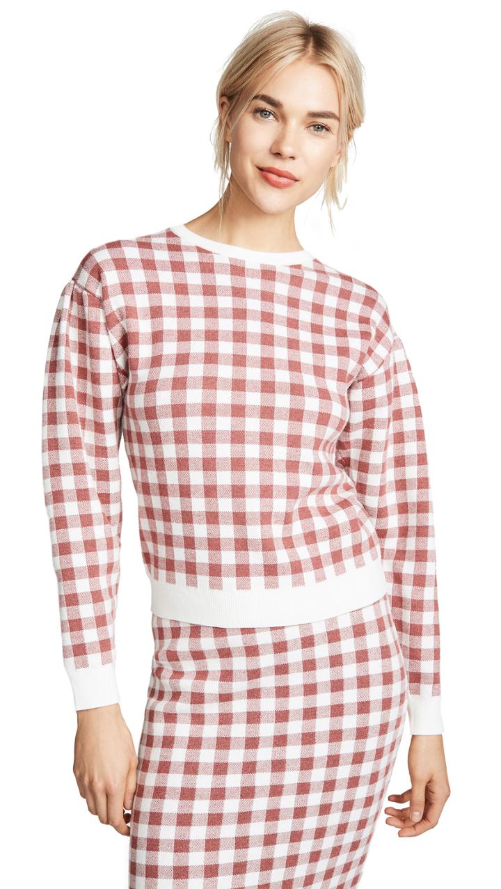 English Factory Leg Of Mutton Sleeve Top