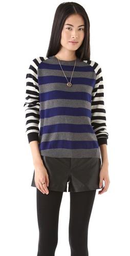 Chinti And Parker Mixed Stripe Cashmere Sweater