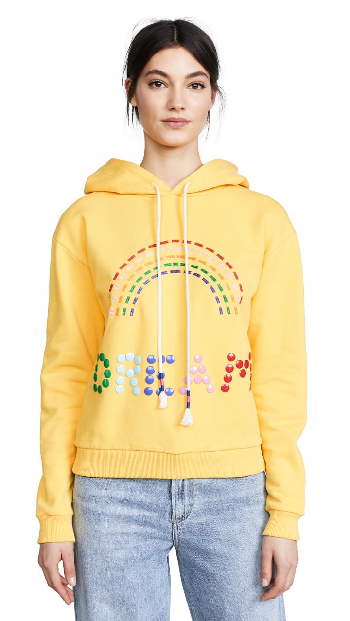 Mira Mikati Rainbow Stud Hoodie