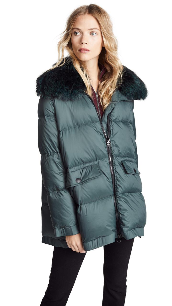 Army By Yves Salomon Ultra Light Puffer