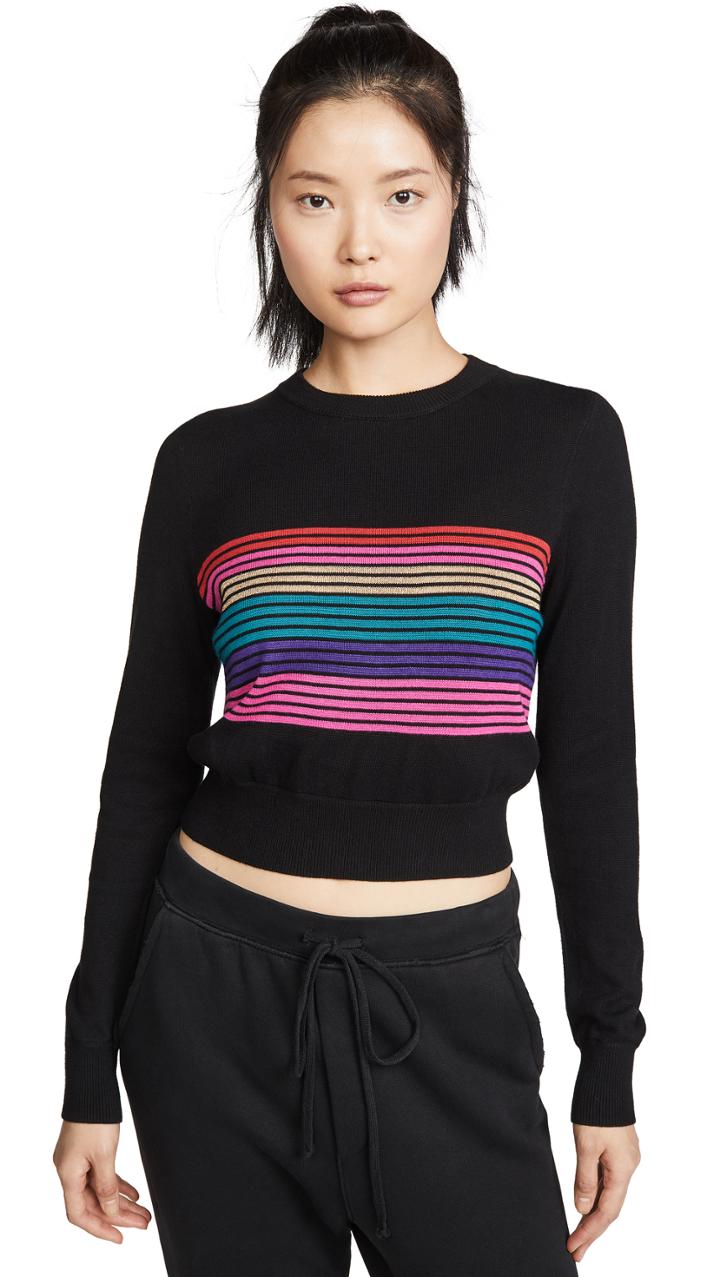 Spiritual Gangster Stripe Nikki Sweater