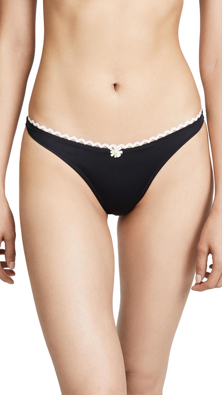 Solid Striped The Daphne Bikini Bottoms